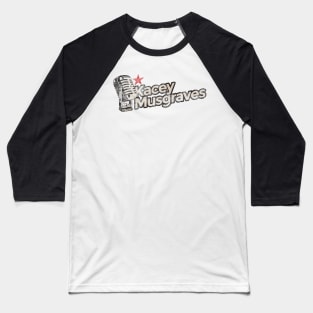 Kacey Musgraves - Vintage Microphone Baseball T-Shirt